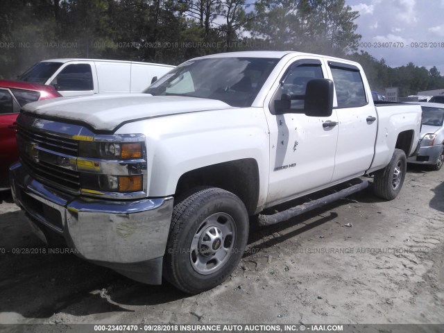 1GC1CUEG8FF532725 - 2015 CHEVROLET SILVERADO C2500 HEAVY DUTY WHITE photo 2