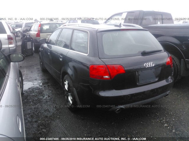 WAUKF68E35A520881 - 2005 AUDI A4 2.0T AVANT QUATTRO BLACK photo 3