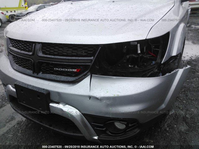 3C4PDDGG7JT388605 - 2018 DODGE JOURNEY CROSSROAD GRAY photo 6