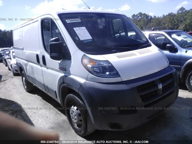 3C6TRVAG6JE104875 - 2018 RAM PROMASTER 1500 1500 STANDARD WHITE photo 1