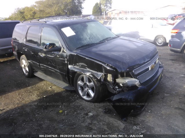 1GNSKBE00CR257027 - 2012 CHEVROLET TAHOE K1500 LT BLACK photo 1