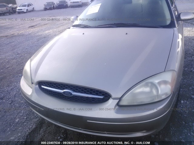 1FAFP55U81A130866 - 2001 FORD TAURUS SES GOLD photo 6