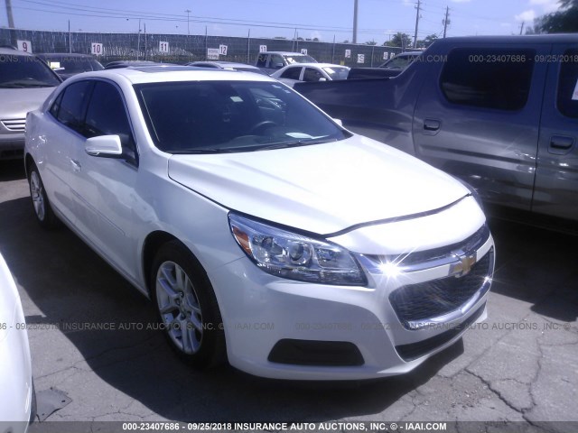 1G11C5SL2FF272564 - 2015 CHEVROLET MALIBU 1LT თეთრი ფოტო 1