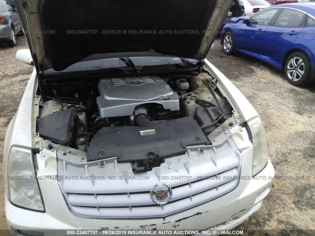 1G6DW677660123979 - 2006 CADILLAC STS WHITE photo 10