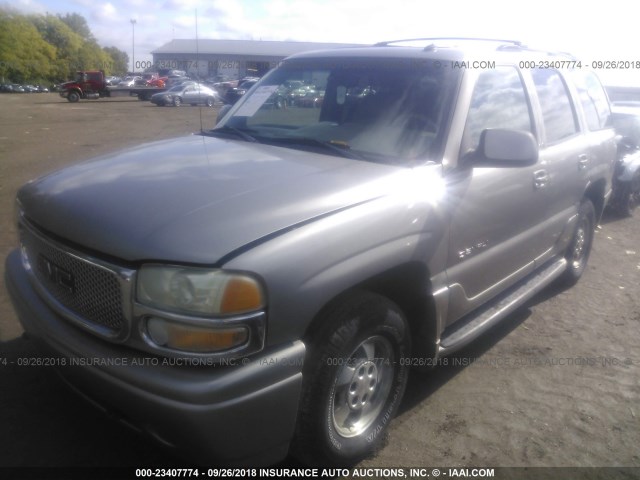 1GKEK63U82J274856 - 2002 GMC DENALI GOLD photo 2