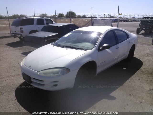 2B3HD46R41H534430 - 2001 DODGE INTREPID SE WHITE photo 2