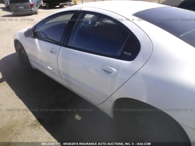 2B3HD46R41H534430 - 2001 DODGE INTREPID SE WHITE photo 6