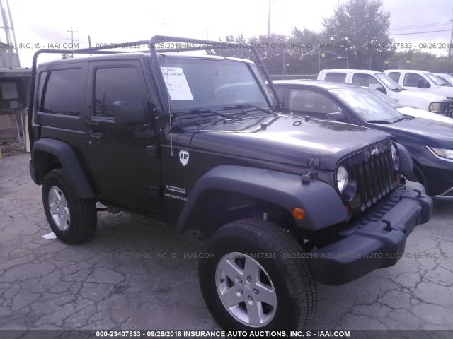 1C4AJWAG1DL665462 - 2013 JEEP WRANGLER SPORT BROWN photo 1