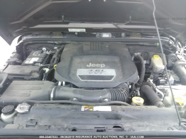 1C4AJWAG1DL665462 - 2013 JEEP WRANGLER SPORT Qəhvəyi foto 10