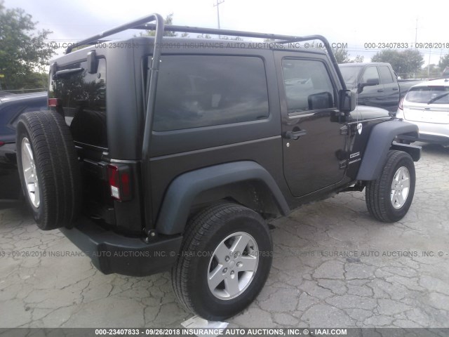 1C4AJWAG1DL665462 - 2013 JEEP WRANGLER SPORT Qəhvəyi foto 4