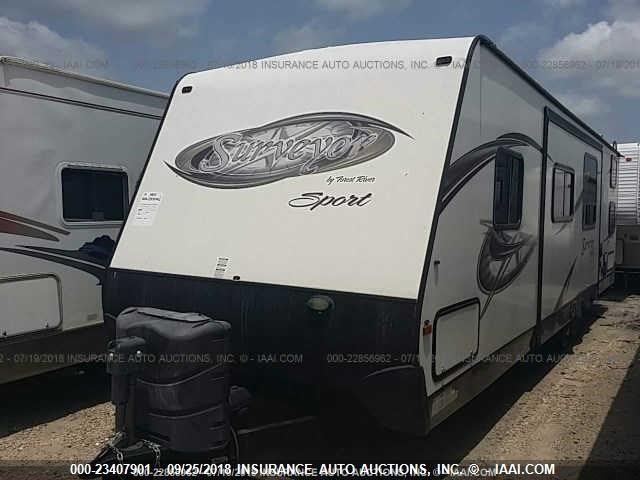 4X4TSVF28EL023247 - 2014 FOREST RIVER SURVEYOR SPORT  白色 照片 2