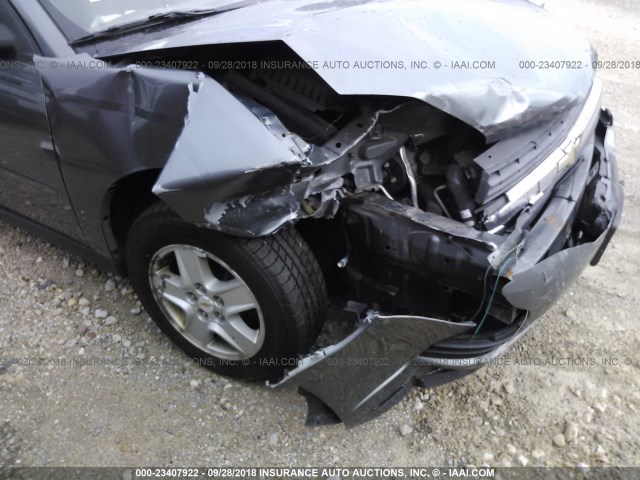 1G1ZT52865F256476 - 2005 CHEVROLET MALIBU LS GRAY photo 6