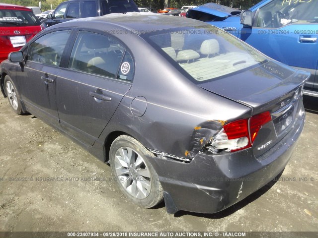19XFA16989E017555 - 2009 HONDA CIVIC EXL Boz foto 3