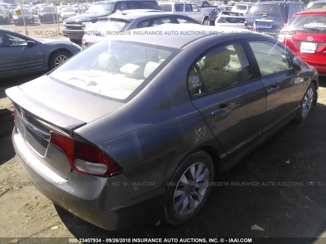 19XFA16989E017555 - 2009 HONDA CIVIC EXL Boz foto 4