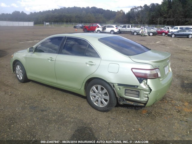 4T1BB46K09U071901 - 2009 TOYOTA CAMRY HYBRID GREEN photo 3