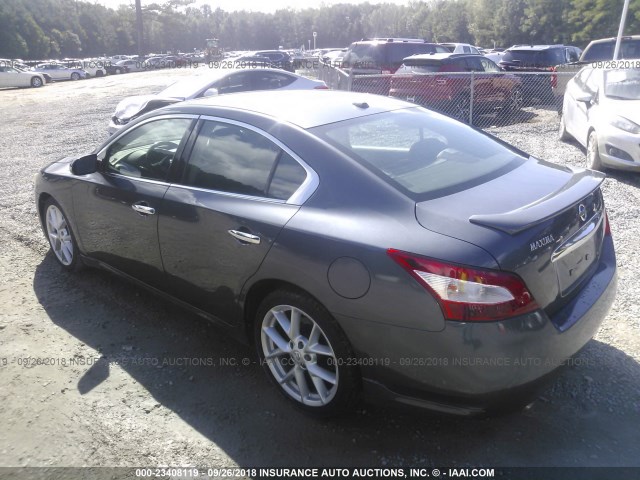 1N4AA51E79C845731 - 2009 NISSAN MAXIMA S/SV GRAY photo 3