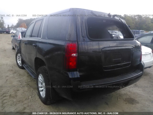 1GNSKFEC8GR377813 - 2016 CHEVROLET TAHOE SPECIAL BLACK photo 3