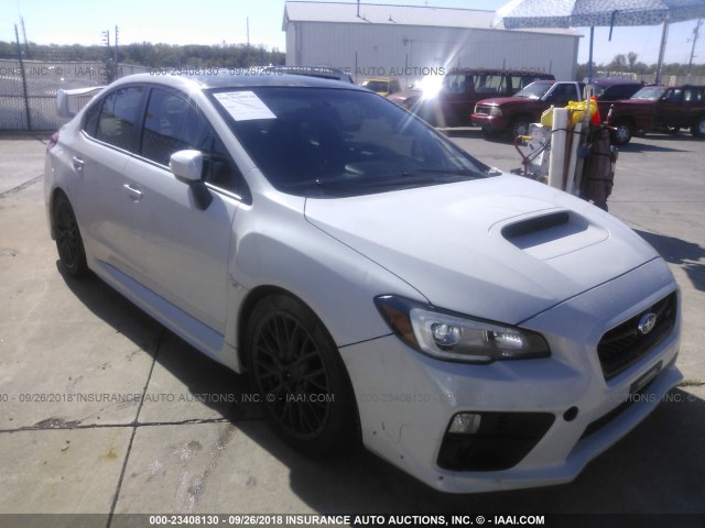 JF1VA2L66F9805834 - 2015 SUBARU WRX STI WHITE photo 1