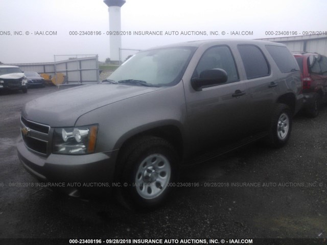 1GNSK2E07DR254742 - 2013 CHEVROLET TAHOE SPECIAL Pewter photo 2