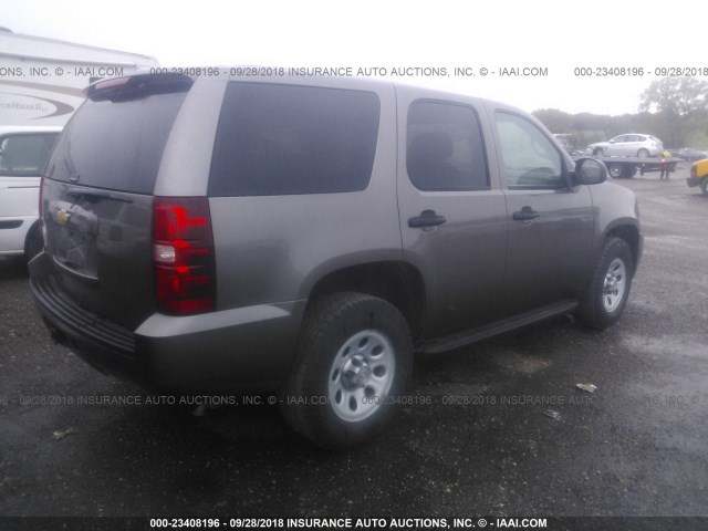 1GNSK2E07DR254742 - 2013 CHEVROLET TAHOE SPECIAL Pewter photo 4