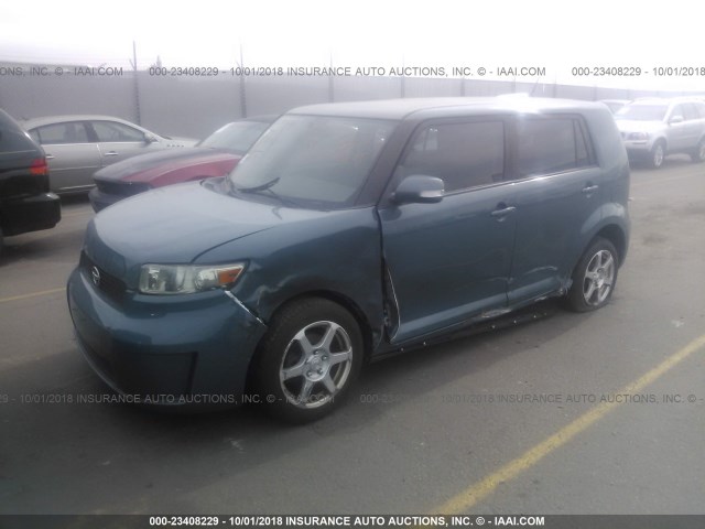 JTLKE50E481007448 - 2008 TOYOTA SCION XB Көк фото 2