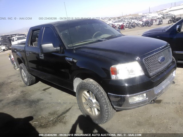 1FTPW14594KB92179 - 2004 FORD F150 BLACK photo 1