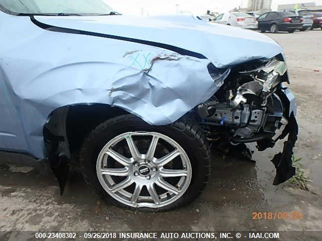 JF2SHGGC8BH707847 - 2011 SUBARU FORESTER TOURING 蓝色 照片 6