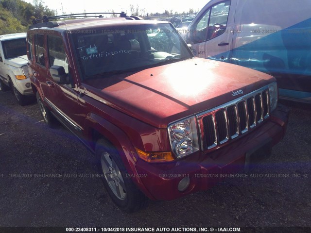 1J4RG4GK7AC129557 - 2010 JEEP COMMANDER SPORT Rot Foto 1