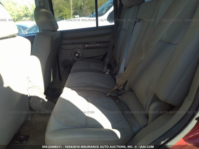 1J4RG4GK7AC129557 - 2010 JEEP COMMANDER SPORT Rot Foto 8