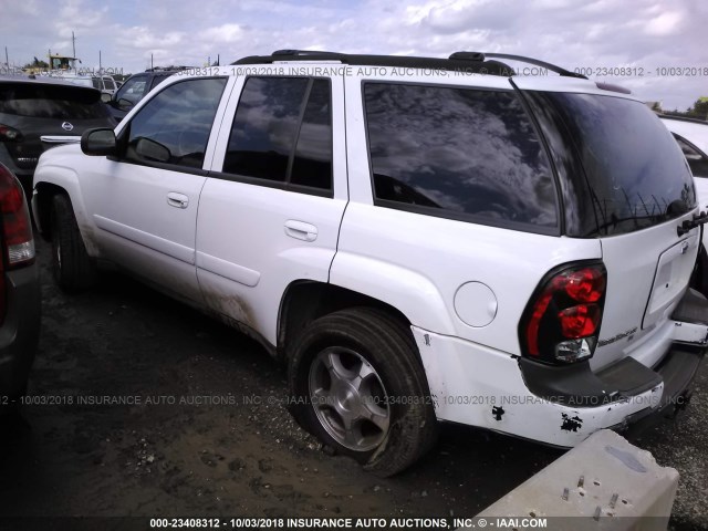 1GNDT13S652368312 - 2005 CHEVROLET TRAILBLAZER LS/LT WHITE photo 3