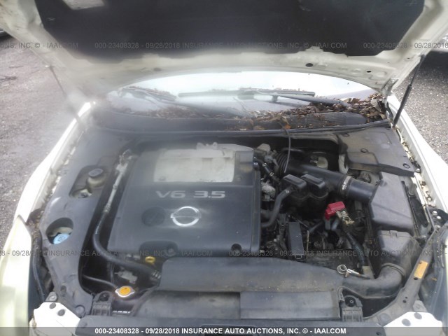 1N4BA41E94C927046 - 2004 NISSAN MAXIMA SE/SL WHITE photo 10