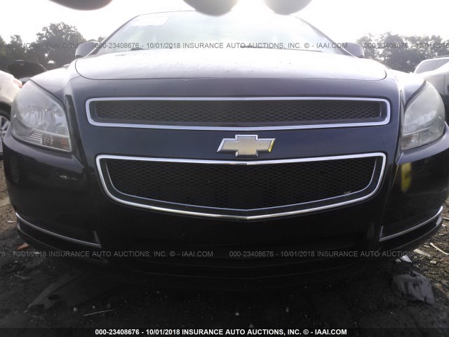 1G1ZC5E05A4101588 - 2010 CHEVROLET MALIBU 1LT BLACK photo 6