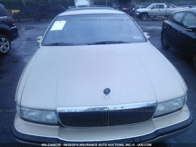 1G4BR82P4TR410805 - 1996 BUICK ROADMASTER LIMITED TAN photo 6