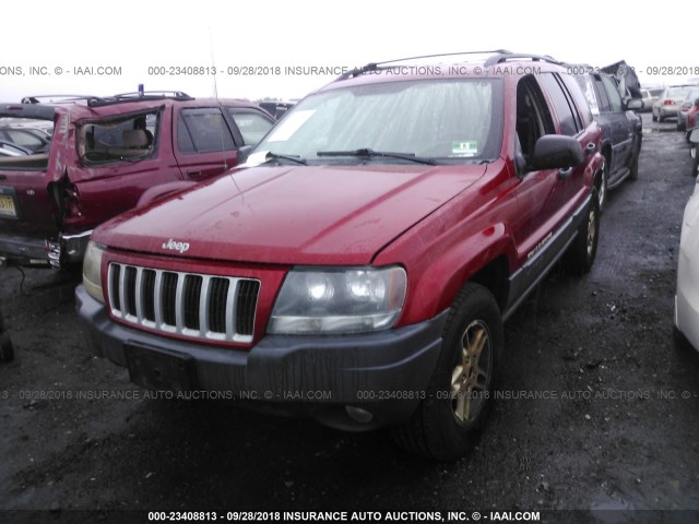 1J4GW48SX4C217824 - 2004 JEEP GRAND CHEROKEE LAREDO/COLUMBIA/FREEDOM 红色 照片 2