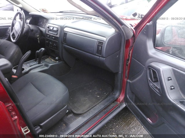 1J4GW48SX4C217824 - 2004 JEEP GRAND CHEROKEE LAREDO/COLUMBIA/FREEDOM 红色 照片 5