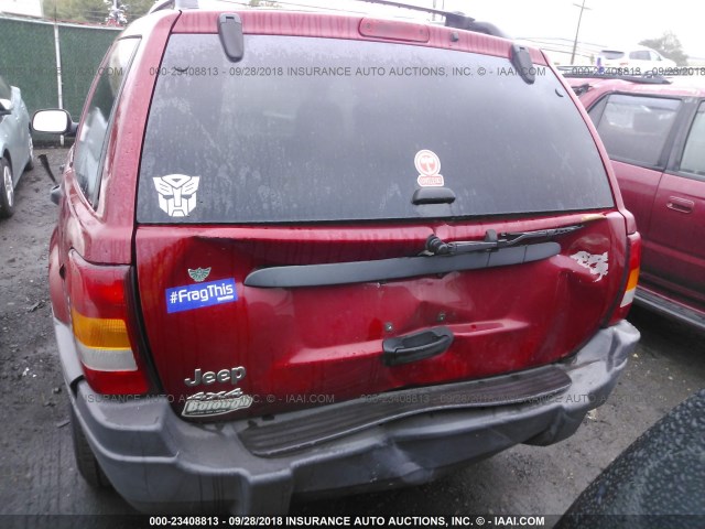 1J4GW48SX4C217824 - 2004 JEEP GRAND CHEROKEE LAREDO/COLUMBIA/FREEDOM 红色 照片 6