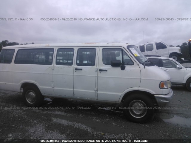 2B5WB35Y7VK530601 - 1997 DODGE RAM WAGON B3500 WHITE photo 6