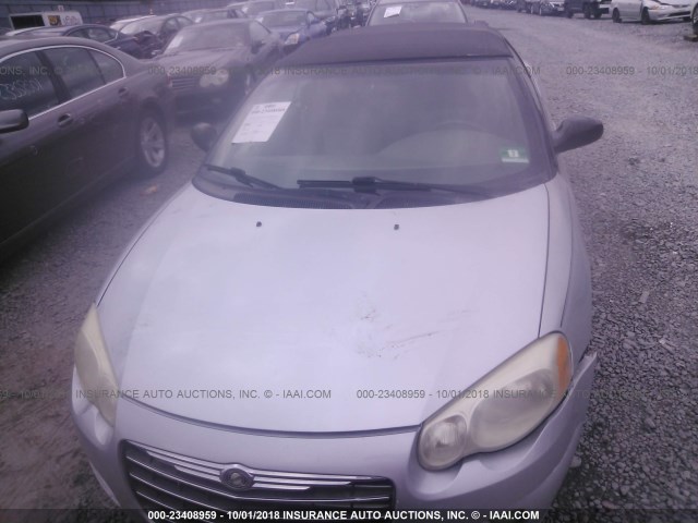 1C3EL55R05N541484 - 2005 CHRYSLER SEBRING TOURING SILVER photo 6