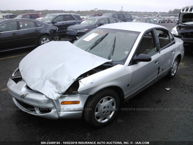 1G8ZH52842Z163517 - 2002 SATURN SL1 SILVER photo 2