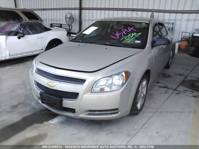 1G1ZG57B394219315 - 2009 CHEVROLET MALIBU LS Qəhvəyi foto 2
