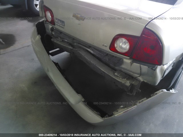 1G1ZG57B394219315 - 2009 CHEVROLET MALIBU LS Qəhvəyi foto 6