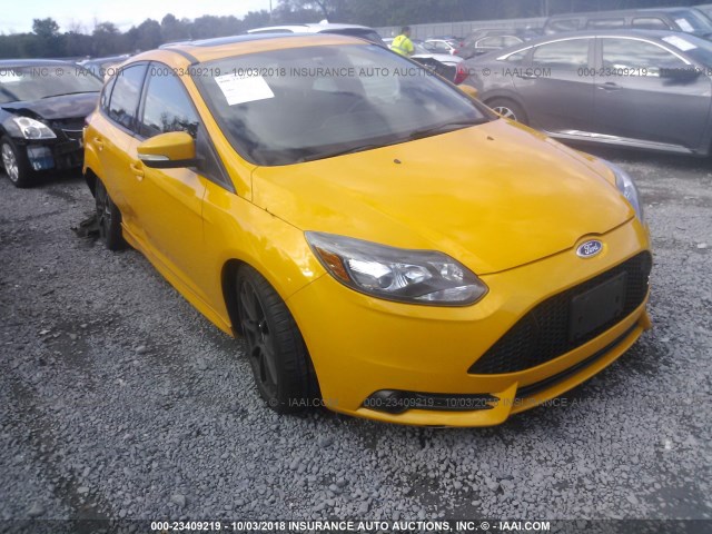 1FADP3L91DL185677 - 2013 FORD FOCUS ST YELLOW photo 1