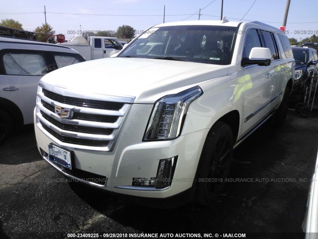 1GYS4TKJ5FR706061 - 2015 CADILLAC ESCALADE ESV PREMIUM WHITE photo 2