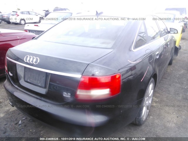 WAUDG74F05N099818 - 2005 AUDI A6 3.2 QUATTRO BLACK photo 4