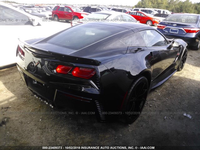 1G1YY2D72J5103481 - 2018 CHEVROLET CORVETTE GRAND SPORT/2LT BLACK photo 4