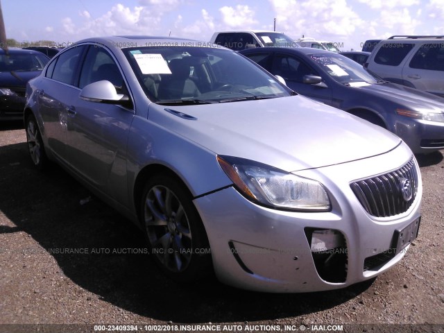 2G4GV5GV5C9194366 - 2012 BUICK REGAL GS SILVER photo 1