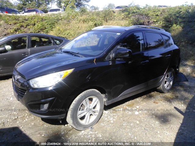 KM8JU3AC2BU194220 - 2011 HYUNDAI TUCSON GLS/LIMITED 黑色 照片 2