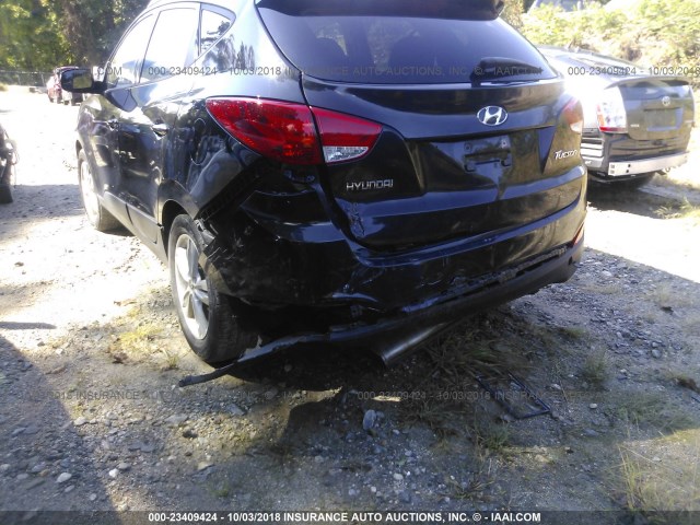 KM8JU3AC2BU194220 - 2011 HYUNDAI TUCSON GLS/LIMITED BLACK photo 6