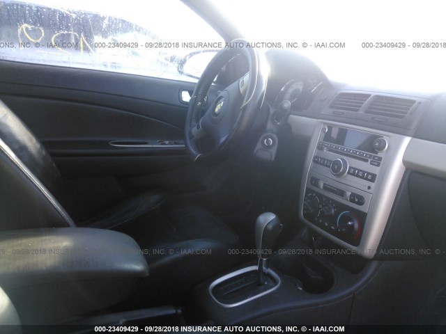 1G1AM15B677101675 - 2007 CHEVROLET COBALT SS BLACK photo 5