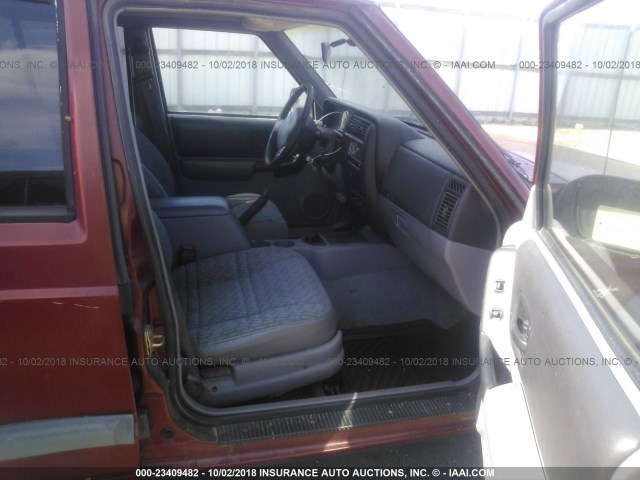 1J4FJ68SXWL203009 - 1998 JEEP CHEROKEE SPORT/CLASSIC წითელი ფოტო 5